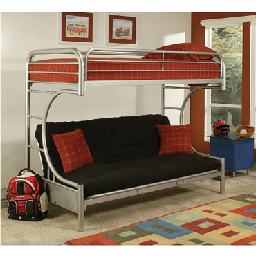 Eclipse Twin XL/Queen/Futon Bunk Bed / 02093SI