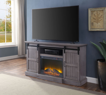 Admon Tv Stand W/Fireplace / 91618