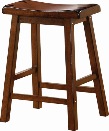 Durant Wooden Counter Height Stools Chestnut (Set of 2) / CS-180069