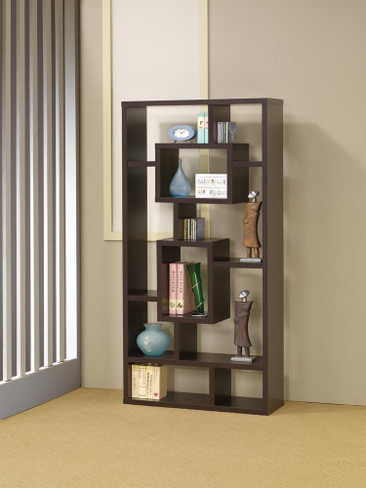 Corey 71-inch 8-shelf Bookshelf Cappuccino / CS-800259