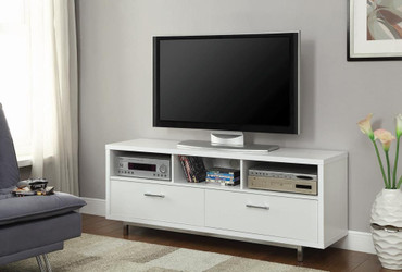 Casey 2-drawer Engineered Wood 60" TV Stand White / CS-701972