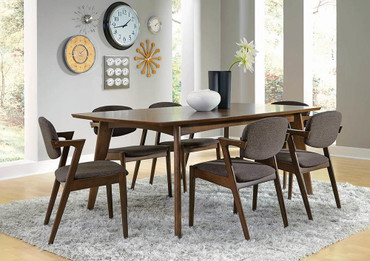 Malone Rectangular Dining Table Dark Walnut / CS-105351