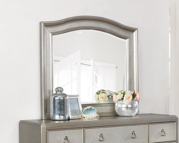 Bling Game Dresser Mirror Metallic Platinum / CS-204184
