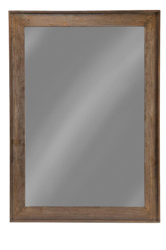 Odafin Rectangle Floor Mirror Distressed Brown / CS-902770