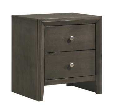 Serenity 2-drawer Nightstand Mod Grey / CS-215842