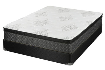 Aspen 12.5" California King Mattress White and Black / CS-350382KW