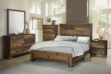Sidney 5-piece Twin Bedroom Set Rustic Pine / CS-223141T-S5