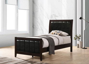 Carlton 5-piece Twin Bedroom Set Cappuccino / CS-202091T-S5