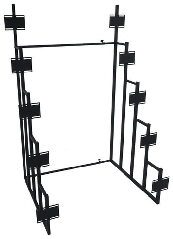 Duarto 5-tier Headboard Display Rack Black / CS-301301