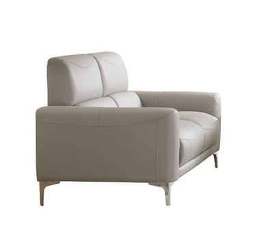 Glenmark Upholstered Track Arm Loveseat Taupe / CS-509732