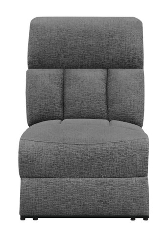 Bahrain Modular Sectional Armless Power Recliner Charcoal / CS-609540ARP