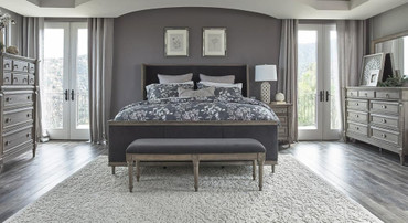 Alderwood 5-piece Queen Bedroom Set French Grey / CS-223121Q-S5
