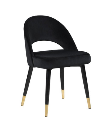 Lindsey Arched Back Upholstered Side Chairs Black (Set of 2) / CS-193562