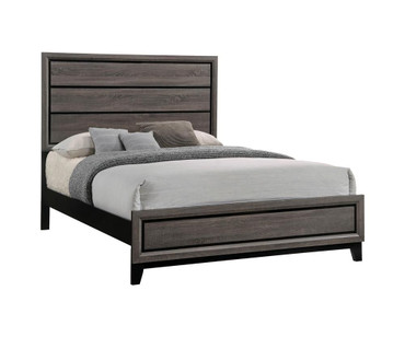 Watson Wood California King Panel Bed Grey Oak / CS-212421KW