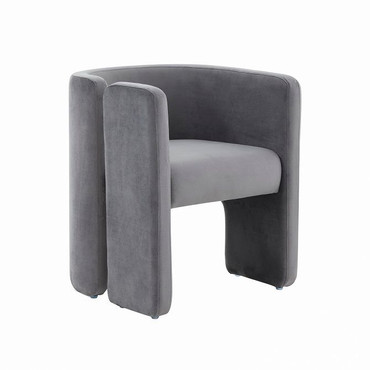 Modrest -Tirta Modern Grey Accent Chair / VGRH-AC-234-L-GREY-CH