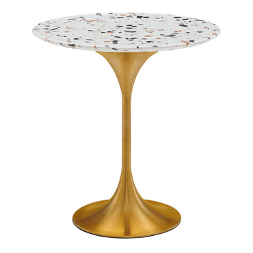 Lippa 20" Round Terrazzo Side Table / EEI-5687