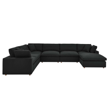 Commix 7-Piece Down Filled Overstuffed Sectional Sofa / EEI-3364