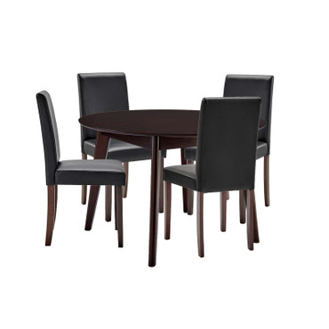 Prosper 5 Piece Faux Leather Dining Set / EEI-4289