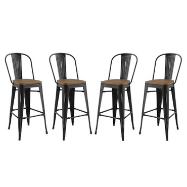 Promenade Bar Stool Set of 4 / EEI-3897