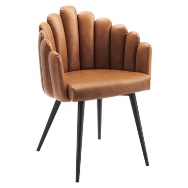 Vanguard Vegan Leather Dining Chair / EEI-4678