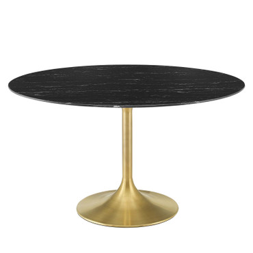Lippa 54" Round Artificial Marble Dining Table / EEI-5240