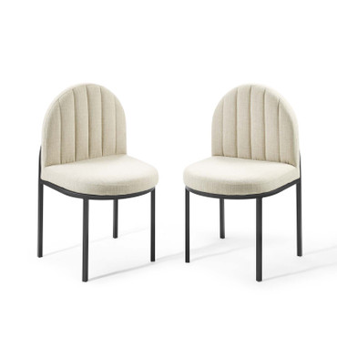 Isla Dining Side Chair Upholstered Fabric Set of 2 / EEI-4504