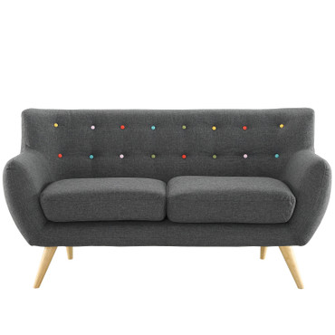 Remark Upholstered Fabric Loveseat / EEI-1632
