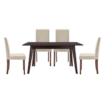 Prosper 5 Piece Upholstered Fabric Dining Set / EEI-4179