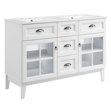 Isle 48" Double Bathroom Vanity Cabinet / EEI-5428