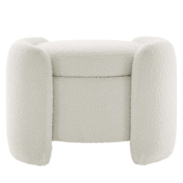 Nebula Boucle Upholstered Ottoman / EEI-5561