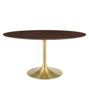 Lippa 60" Oval Wood Grain Dining Table / EEI-5524