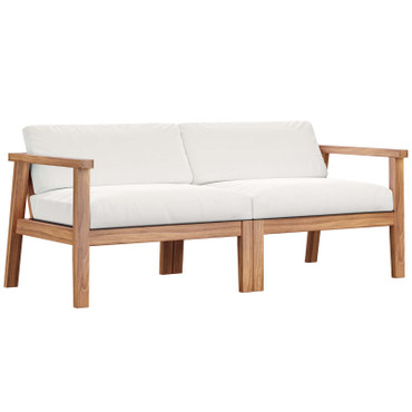 Bayport Outdoor Patio Teak Wood 2-Seater Loveseat / EEI-4259