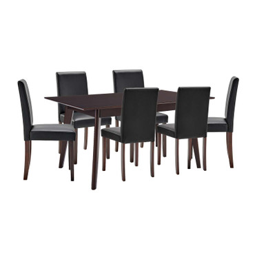 Prosper 7 Piece Faux Leather Dining Set / EEI-4182