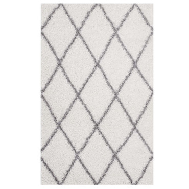 Toryn Diamond Lattice 8x10 Shag Area Rug / R-1144-810