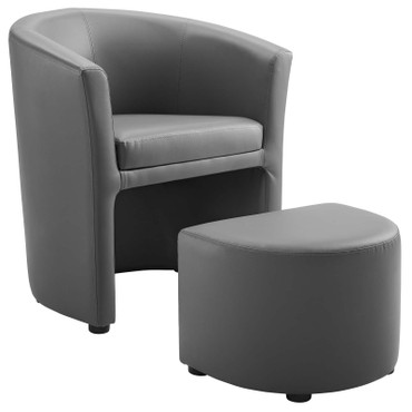 Divulge Armchair and Ottoman / EEI-1407