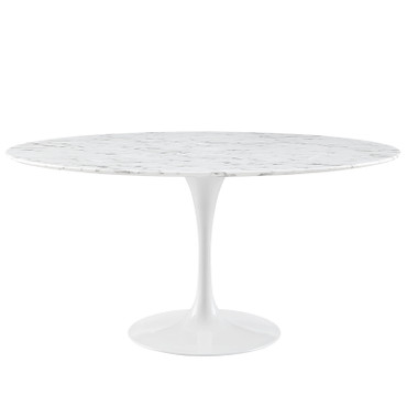 Lippa 60" Round Artificial Marble Dining Table / EEI-1133