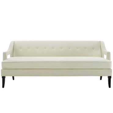Concur Button Tufted Performance Velvet Sofa / EEI-2997