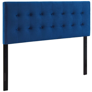 Emily Queen Biscuit Tufted Performance Velvet Headboard / MOD-6116