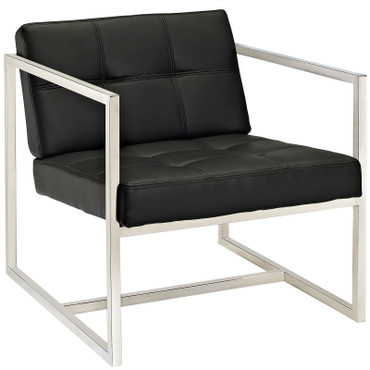 Hover Upholstered Vinyl Lounge Chair / EEI-263
