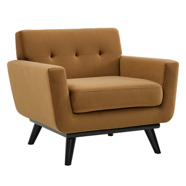 Engage Performance Velvet Armchair / EEI-5598