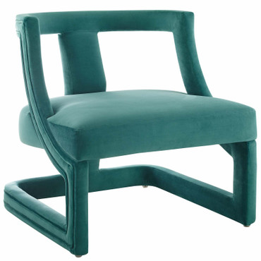 Requisite Accent Lounge Performance Velvet Armchair / EEI-3485