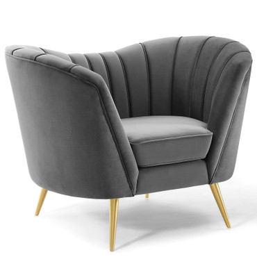 Opportunity Performance Velvet Armchair / EEI-3874