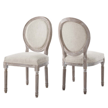 Emanate Dining Side Chair Upholstered Fabric Set of 2 / EEI-3467