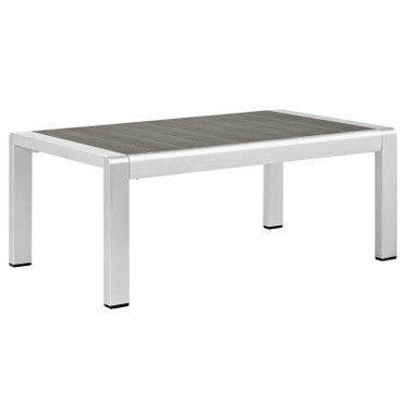 Shore Outdoor Patio Aluminum Coffee Table / EEI-2268