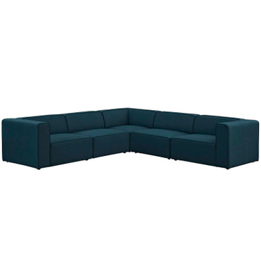 Mingle 5 Piece Upholstered Fabric Sectional Sofa Set / EEI-2835