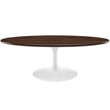Lippa 48" Oval Wood Grain Coffee Table / EEI-2020