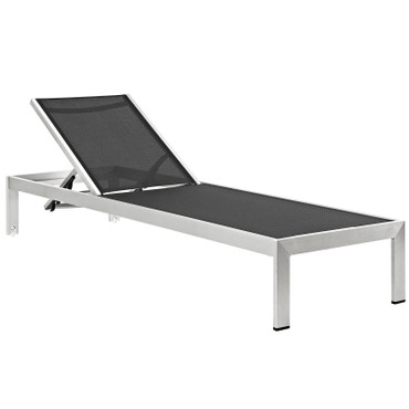 Shore Outdoor Patio Aluminum Mesh Chaise / EEI-2249