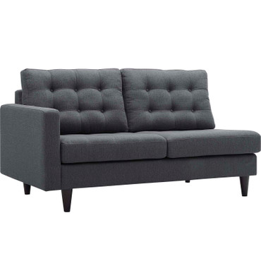 Empress Left-Facing Upholstered Fabric Loveseat / EEI-2589