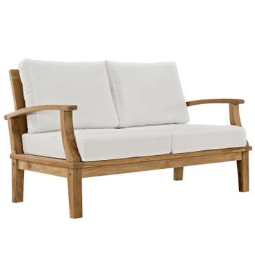 Marina Outdoor Patio Teak Loveseat / EEI-1144