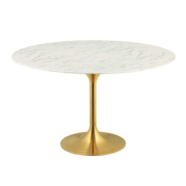 Lippa 54" Round Artificial Marble Dining Table / EEI-3233
